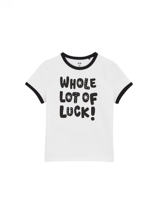 Foto van product WE Fashion Shirt zwart / offwhite