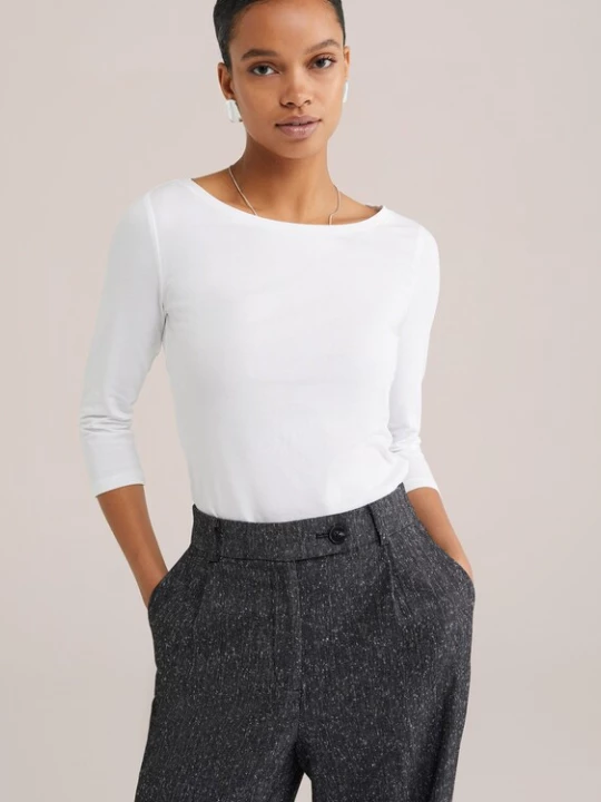 Foto van product WE Fashion Shirt zwart / wit