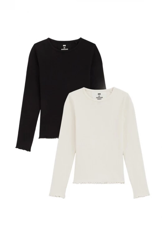 Foto van product WE Fashion Shirt zwart / wit