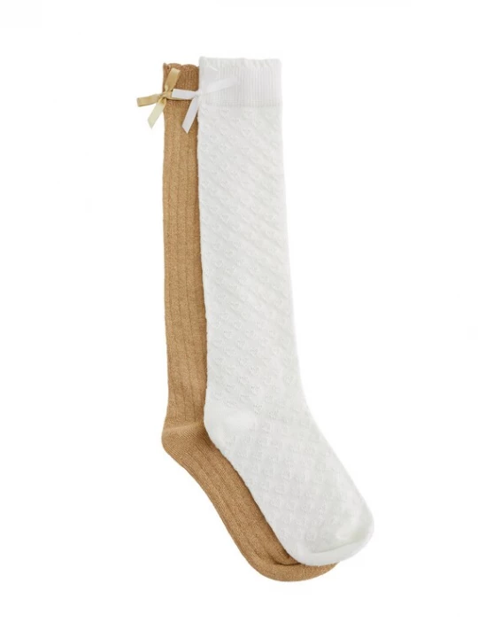 Foto van product WE Fashion Sokken goud / wit