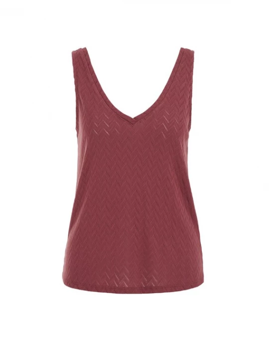 Foto van product WE Fashion Top bourgogne