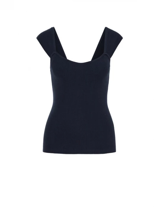 Foto van product WE Fashion Top donkerblauw