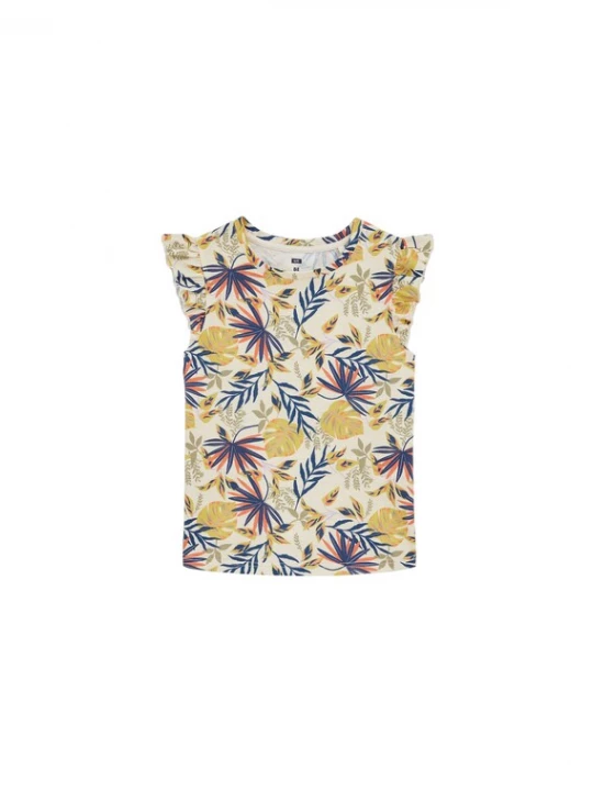 Foto van product WE Fashion Top ecru / navy / mosterd / kaki