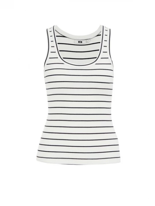Foto van product WE Fashion Top navy / wit