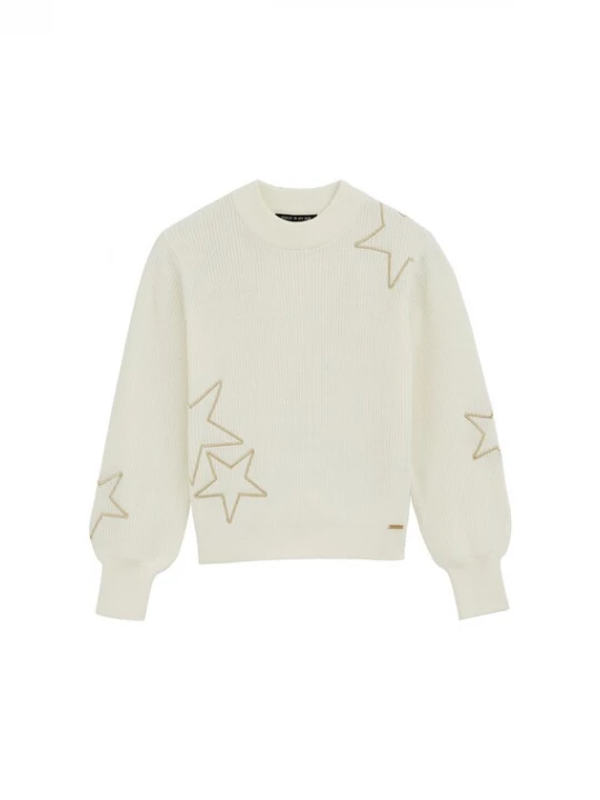 Foto van product WE Fashion Trui beige / natuurwit