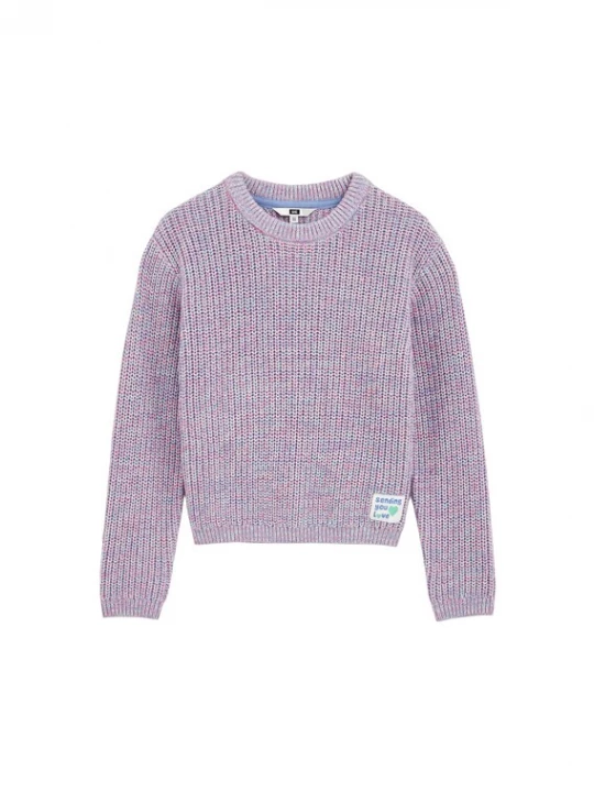 Foto van product WE Fashion Trui blauw / pastellila / pink