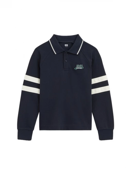 Foto van product WE Fashion Trui donkerblauw / wit
