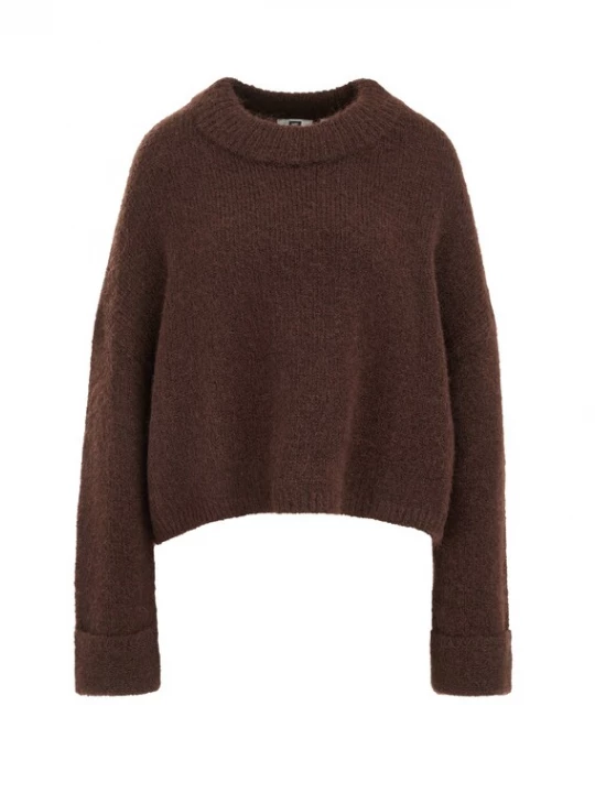 Foto van product WE Fashion Trui donkerbruin