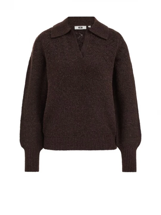 Foto van product WE Fashion Trui donkerbruin