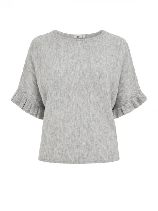 Foto van product WE Fashion Trui grijs gemêleerd