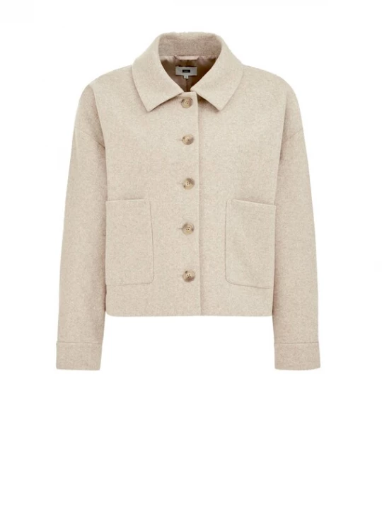 Foto van product WE Fashion Tussenjas beige gemêleerd