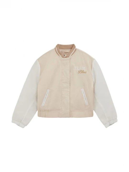 Foto van product WE Fashion Tussenjas beige / wit