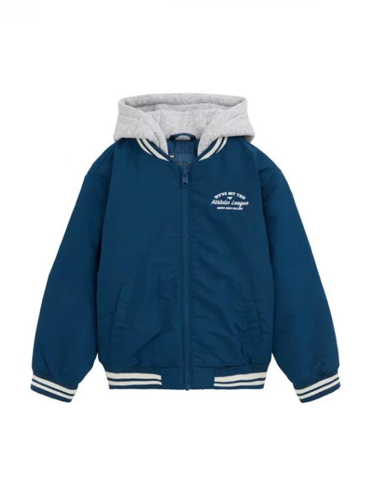Foto van product WE Fashion Tussenjas blauw / kobaltblauw / grijs gemêleerd