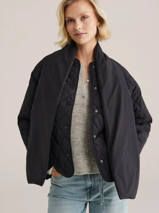 Foto van product WE Fashion Tussenjas zwart