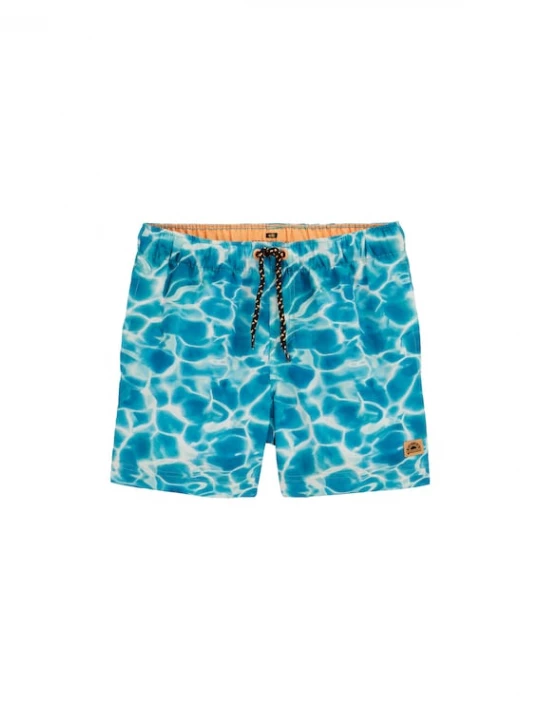 Foto van product WE Fashion Zwembroek blauw / kobaltblauw / wit