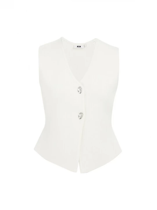 Foto van product WE Studio Gilet offwhite
