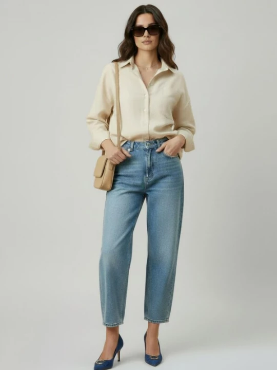 Foto van product WEARABLE STORIES Blouse 'Jess' sand
