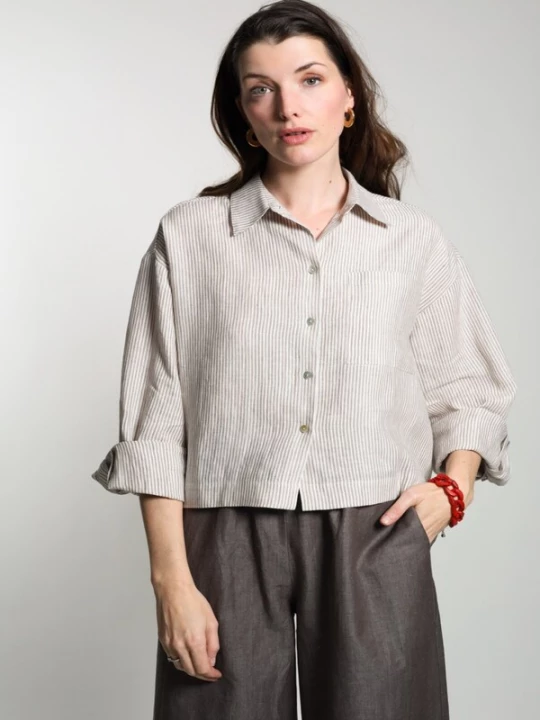 Foto van product WEARABLE STORIES Shirt 'Lipa' wit