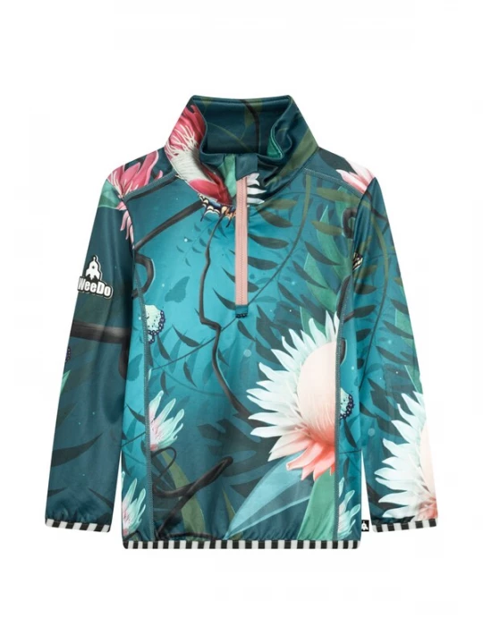 Foto van product WeeDo Functioneel shirt 'FAIRY' groen / perzik / pink