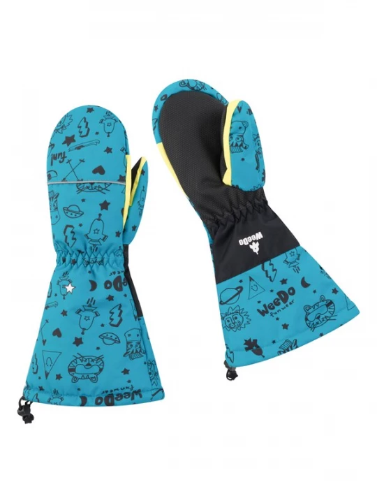 Foto van product WeeDo Handschoenen blauw / geel / zwart