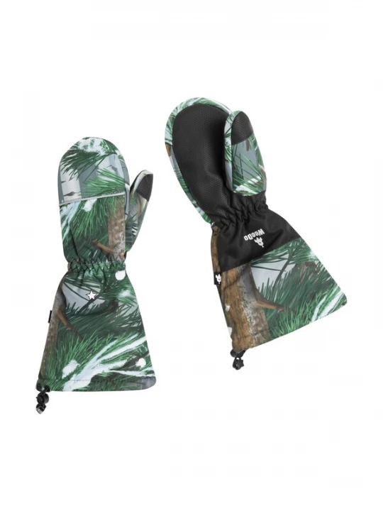 Foto van product WeeDo Handschoenen 'COSMO WOODS' bruin / groen / zwart / wit