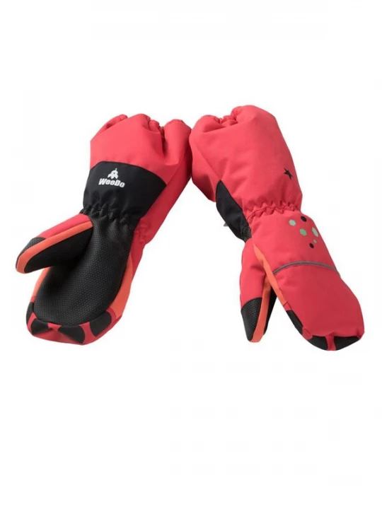 Foto van product WeeDo Handschoenen knalrood / zwart