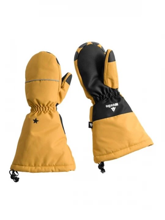 Foto van product WeeDo Handschoenen 'Löwe' sepia / zwart / wit