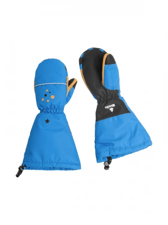 Foto van product WeeDo Handschoenen 'Monster' blauw / geel / zwart / wit