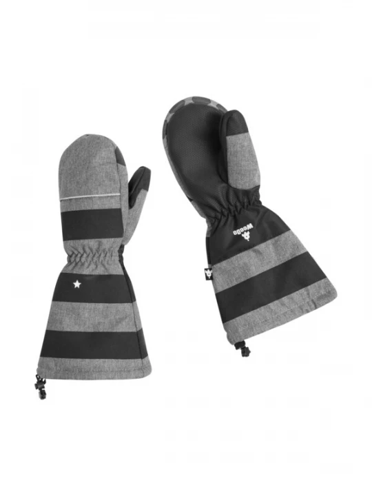 Foto van product WeeDo Handschoenen 'RACOONDO' grijs / wit
