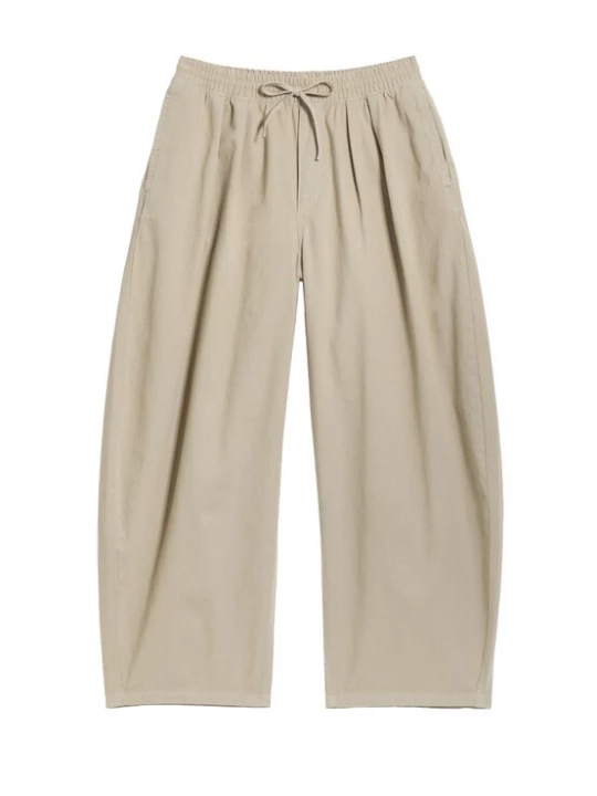 Foto van product WEEKDAY Bandplooibroek 'Dante' taupe