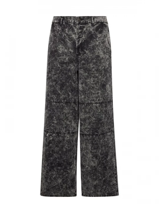 Foto van product WEEKDAY Broek 'Micha' grijs / zwart