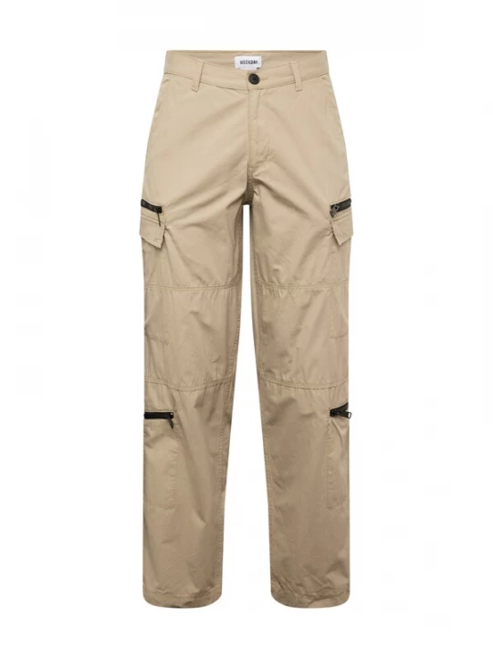 Foto van product WEEKDAY Cargobroek beige / zwart