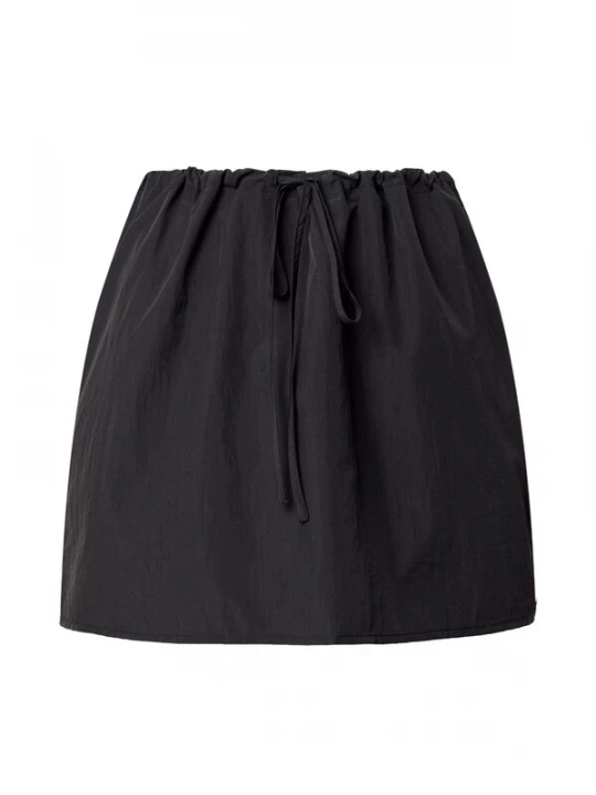 Foto van product WEEKDAY Rok 'Dobby' zwart