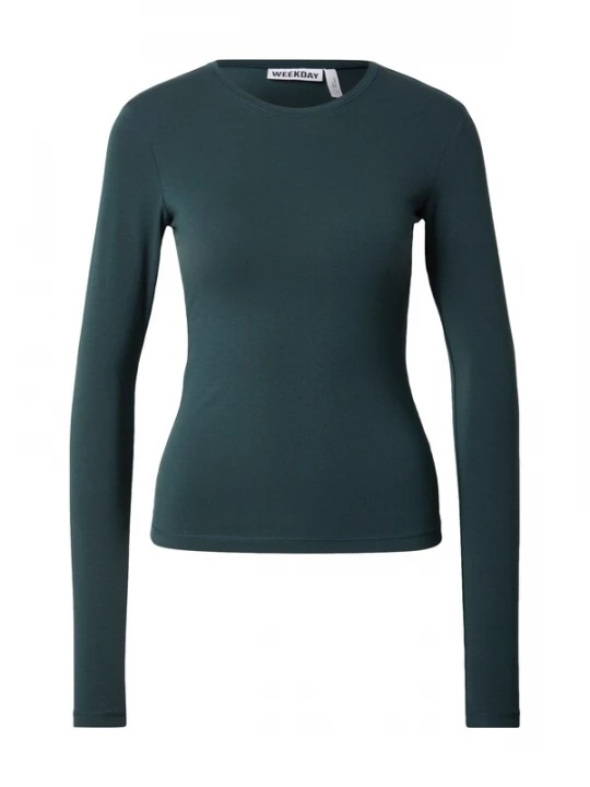 Foto van product WEEKDAY Shirt donkergroen