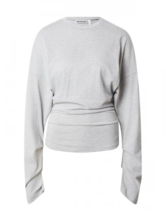 Foto van product WEEKDAY Shirt 'Georgina' grijs gemêleerd