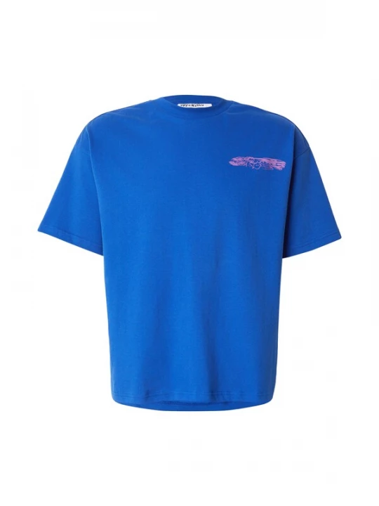 Foto van product WEEKDAY Shirt 'Great' kobaltblauw / pruim
