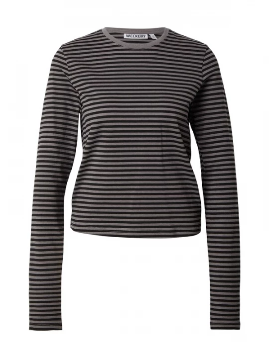 Foto van product WEEKDAY Shirt grijs / zwart