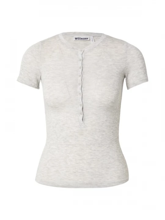 Foto van product WEEKDAY Shirt 'Henny' grijs gemêleerd