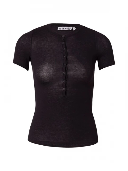 Foto van product WEEKDAY Shirt 'Henny' zwart