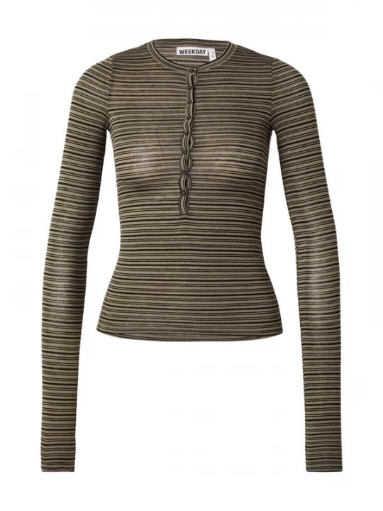 Foto van product WEEKDAY Shirt kaki / zwart