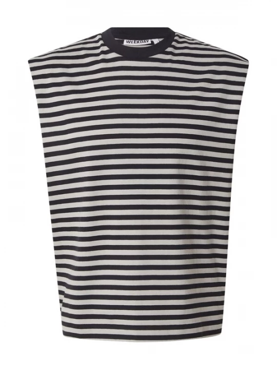 Foto van product WEEKDAY Shirt zwart / wit