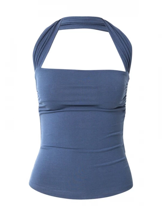 Foto van product WEEKDAY Top 'Marina' blauw