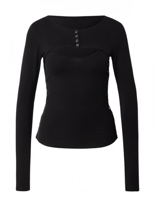 Foto van product WEEKDAY Top 'Ray' zwart