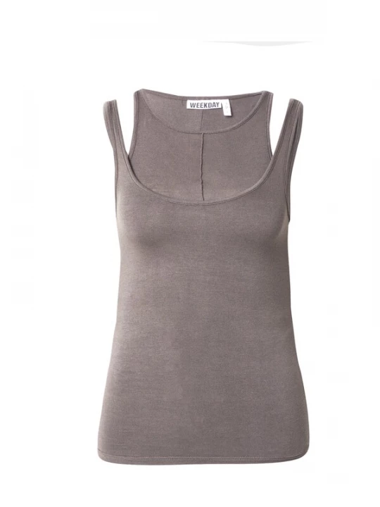 Foto van product WEEKDAY Top sepia