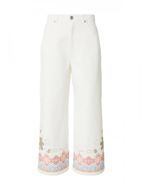 Foto van product Weekend Max Mara Jeans 'ADUNCO' blauw / groen / rood / white denim