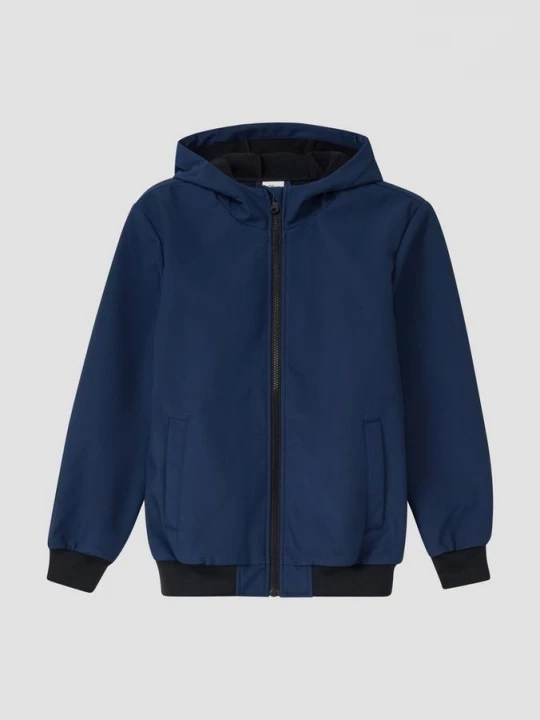 Foto van product Weerbestendige softshell jas met fleece voering s.Oliver blauw