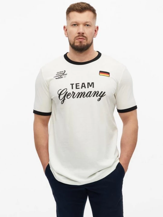 Foto van product Wereldkampioenschap voetbal T-shirt s.Oliver crème