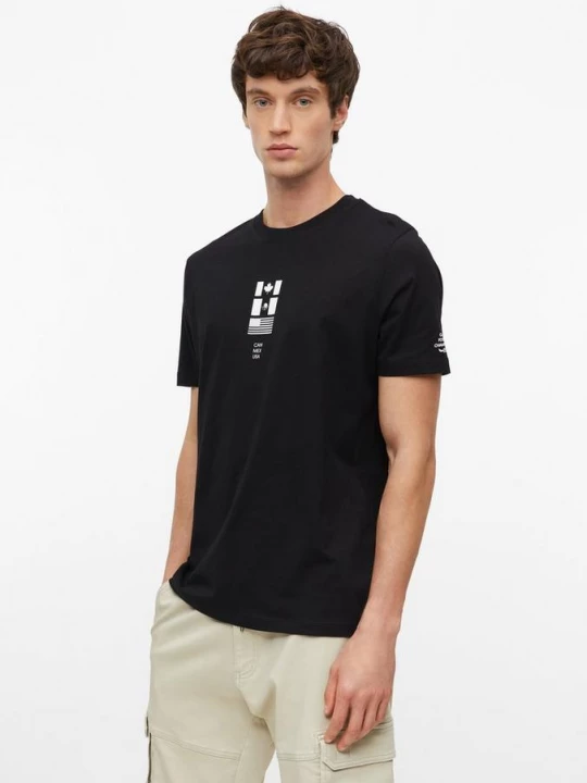 Foto van product Wereldkampioenschap voetbal T-shirt s.Oliver zwart