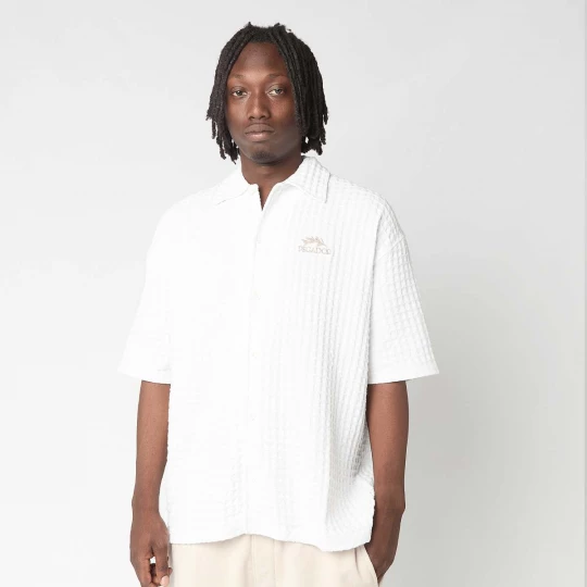 Foto van product Weris Waffle Shirt Pegador wit