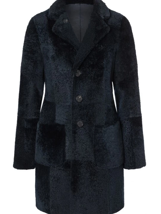 Foto van product Werner Christ Wintermantel 'Dunja CW' donkerblauw
